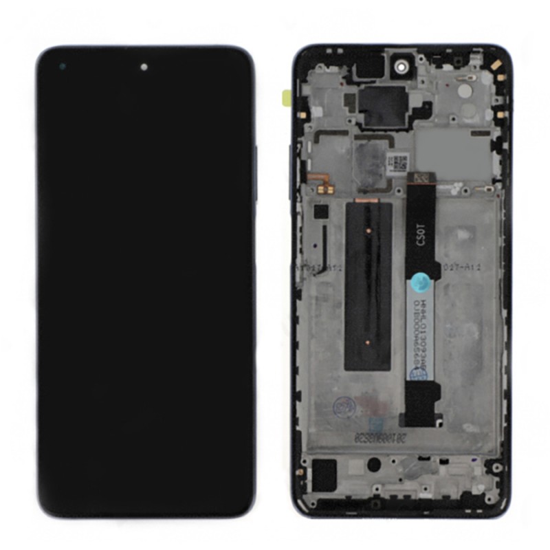 Écran LCD Complet Avec Châssis Gris – Pour Xiaomi Mi 10T Lite 5G – Neuf
