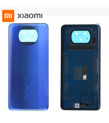 Vitre Arrière Xiaomi Poco X3 Bleue