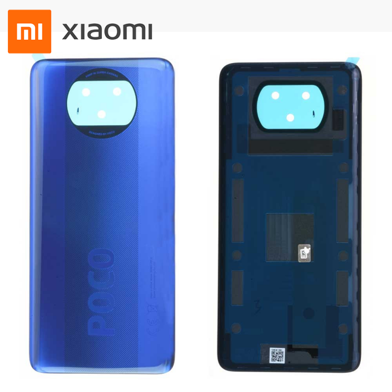 Vitre Arrière Xiaomi Poco X3 Bleue