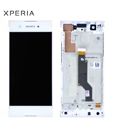 Ecran Complet Xperia XA1 (G3121)(G3121,G3123,G3125), Dual (G3112,G3116) Blanc