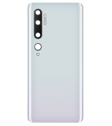 Vitre arrière pour Xiaomi Mi Note 10/10 Pro Blanche