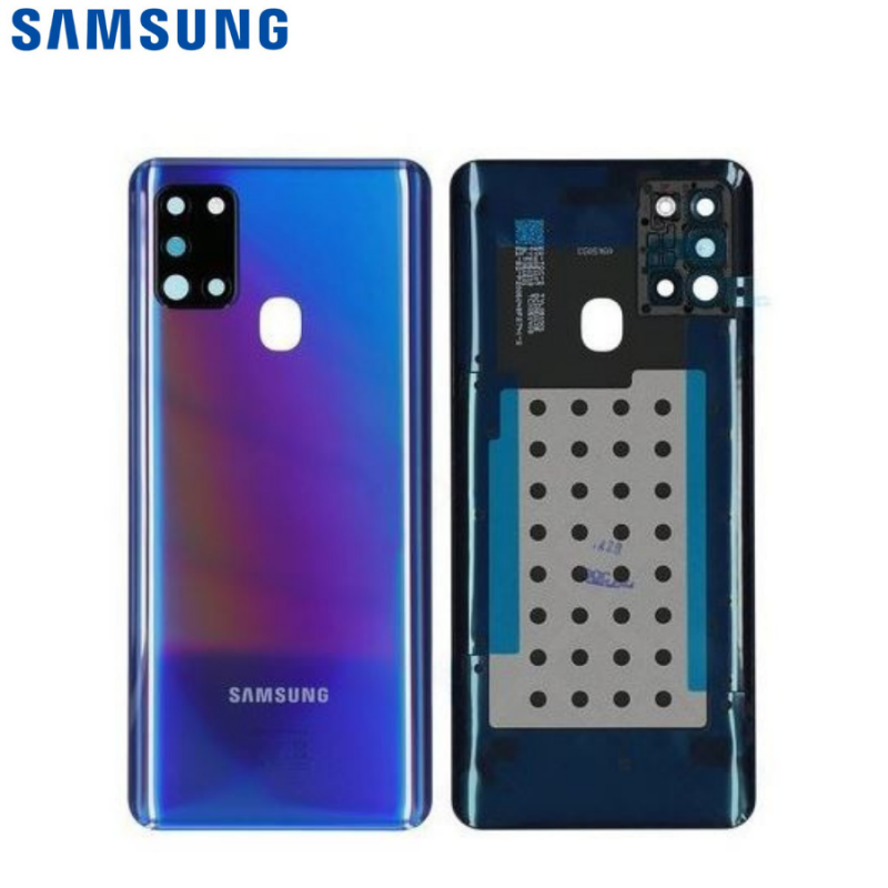 Vitre arrière Samsung Galaxy A21s (A217F) Bleu