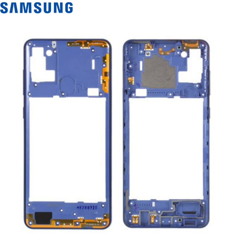 Châssis intermédiaire Samsung Galaxy A21s (A217F) Bleu