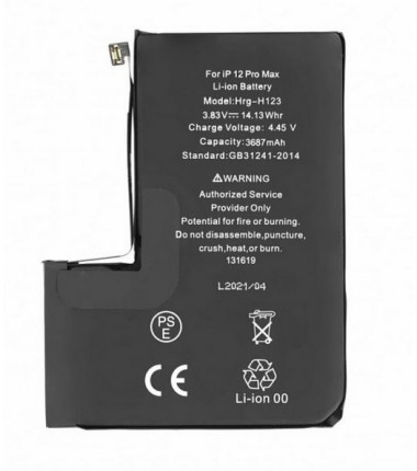 Batterie pour iPhone 12 Pro Max Noir