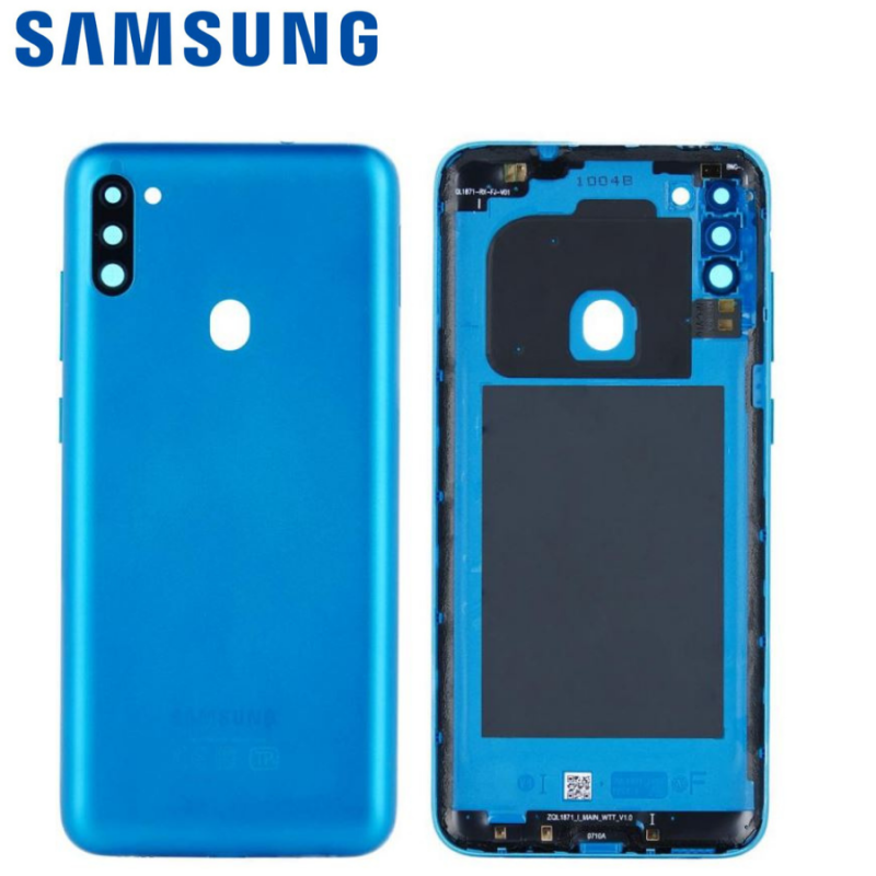 Vitre arrière Samsung Galaxy M11 (M115F) Bleu