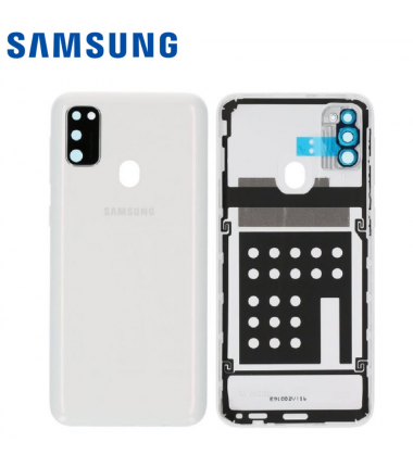 Vitre arrière Samsung Galaxy M30s (M307F) Blanc