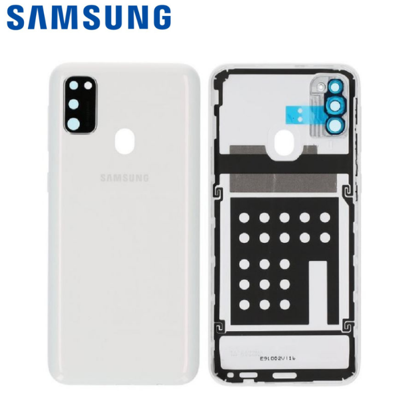 Vitre arrière Samsung Galaxy M30s (M307F) Blanc