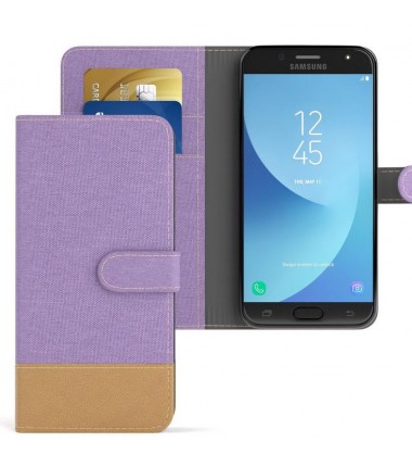 Pochette à rabat pour Samsung Galaxy J5 2017 Violette