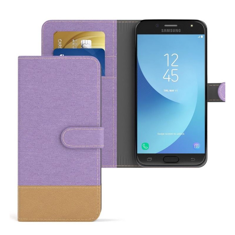 Pochette à rabat pour Samsung Galaxy J5 2017 Violette