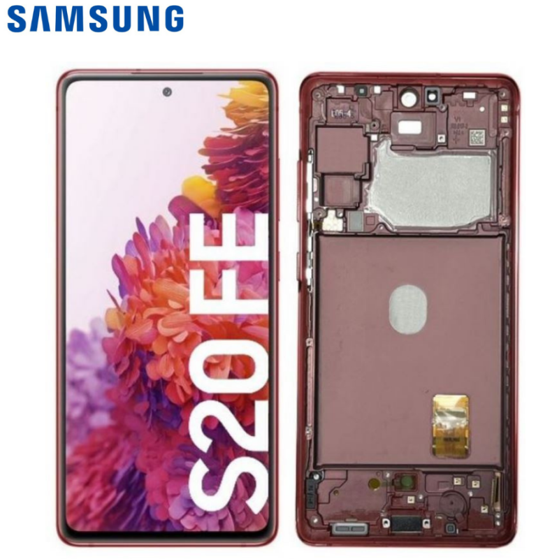 Ecran complet Samsung Galaxy S20 FE 4G/5G (G780F/G781B) Rouge