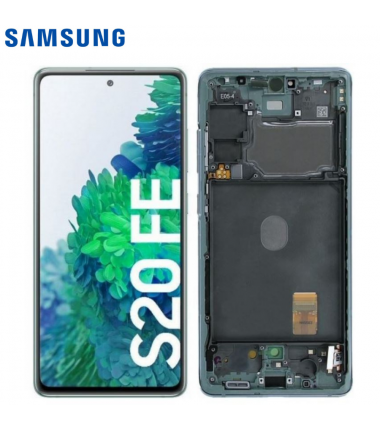 Ecran complet Samsung Galaxy S20 FE 4G/5G (G780F/G781B) Vert Mint