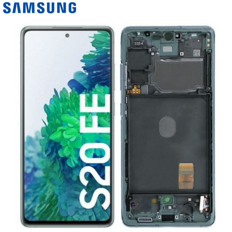 Ecran complet Samsung Galaxy S20 FE 4G/5G (G780F/G781B) Vert Mint