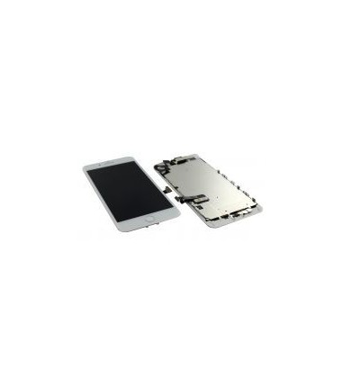 VERRE FRONTAL D'ECRAN Avec Cadre Et Colle Oca Pour IPHONE 7 Plus Blanc