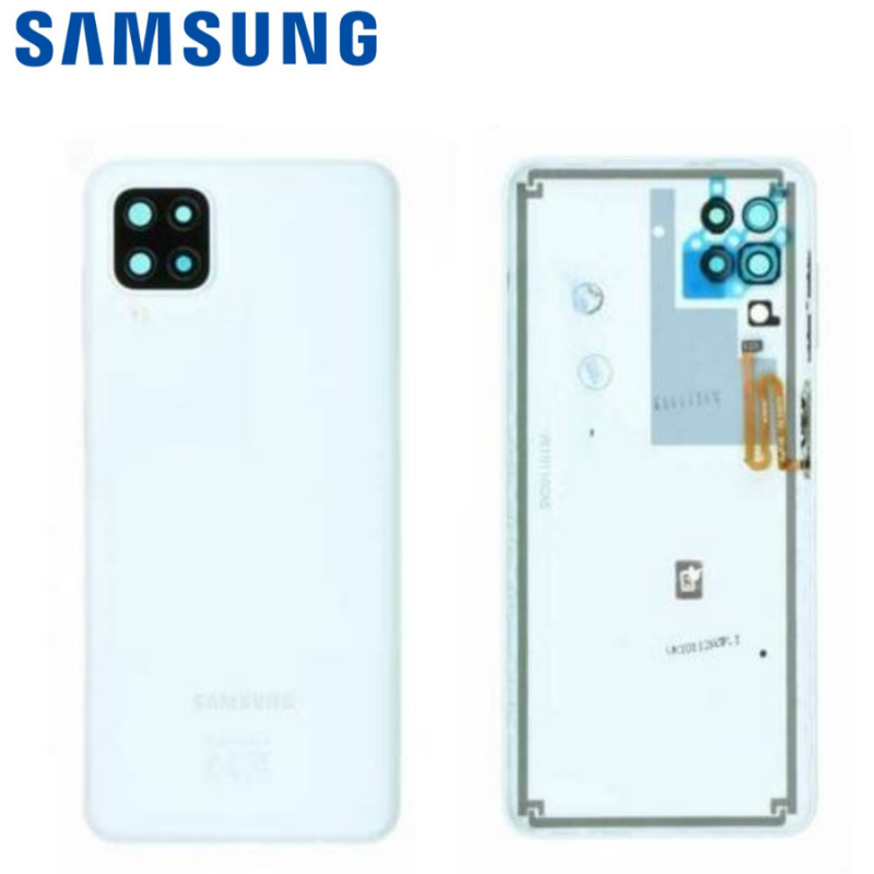 Vitre arrière Samsung Galaxy A12/A12 Nacho (A125F/A127F) Blanc