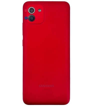 Vitre arrière Samsung Galaxy A03 (A035G) Rouge