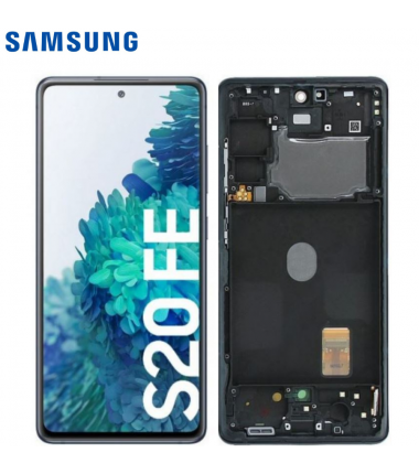 Ecran complet Samsung Galaxy S20 FE 4G/5G (G780F/G781B) Bleu Navy