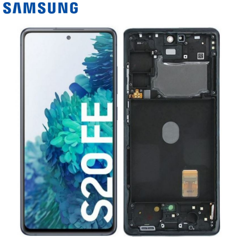 Ecran complet Samsung Galaxy S20 FE 4G/5G (G780F/G781B) Bleu Navy