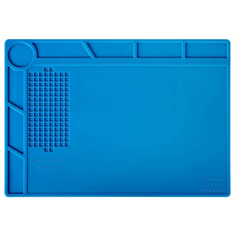 Tapis magnétique en silicone 35 x 25 cm BEST (S-130) Bleu