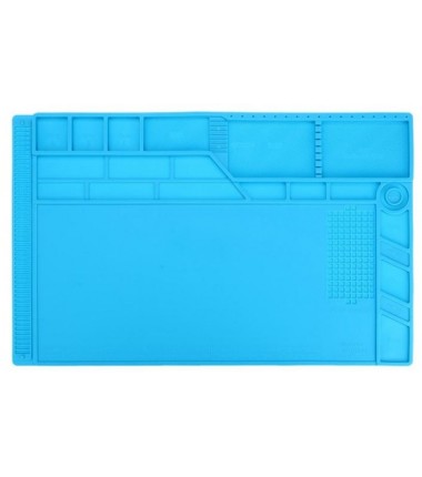 Tapis magnétique en silicone 55 x 35 cm Bleu