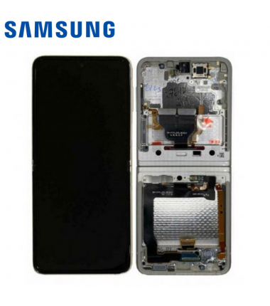 Ecran Samsung complet Galaxy Z Flip 3 5G (F711B) Argent