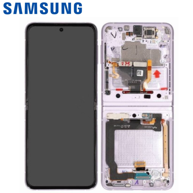 Ecran Samsung complet Galaxy Z Flip 3 5G (F711B) Lavande