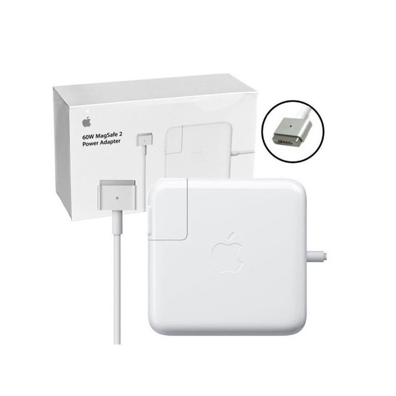 Adaptateur Chargeur Secteur MagSafe 2 Apple 45W Blanc