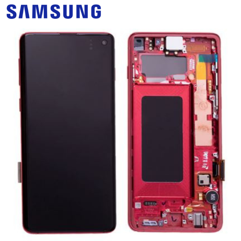 Ecran complet Samsung Galaxy S10 (G973F) Rouge