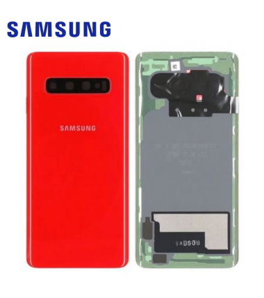 Vitre arrière Samsung Galaxy S10 (G973F) Rouge