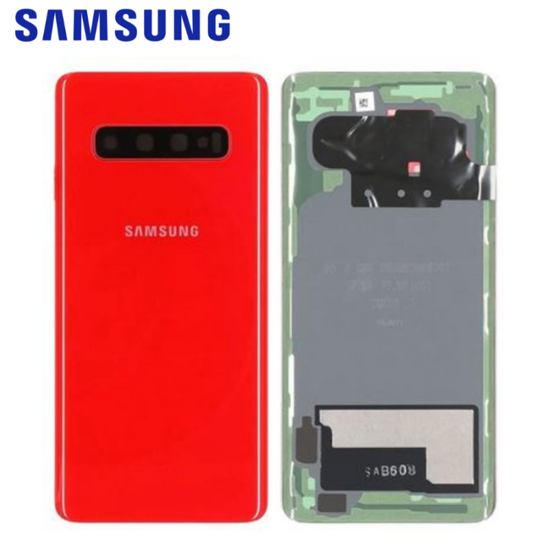 Vitre arrière Samsung Galaxy S10 (G973F) Rouge