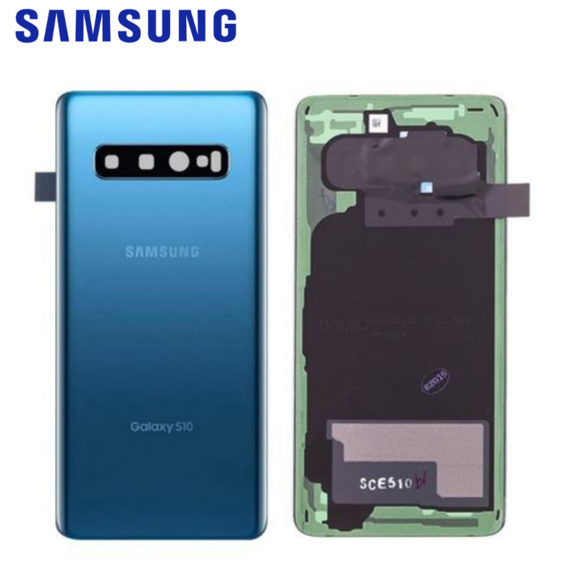 Vitre arrière Samsung Galaxy S10 (G973F) Bleu