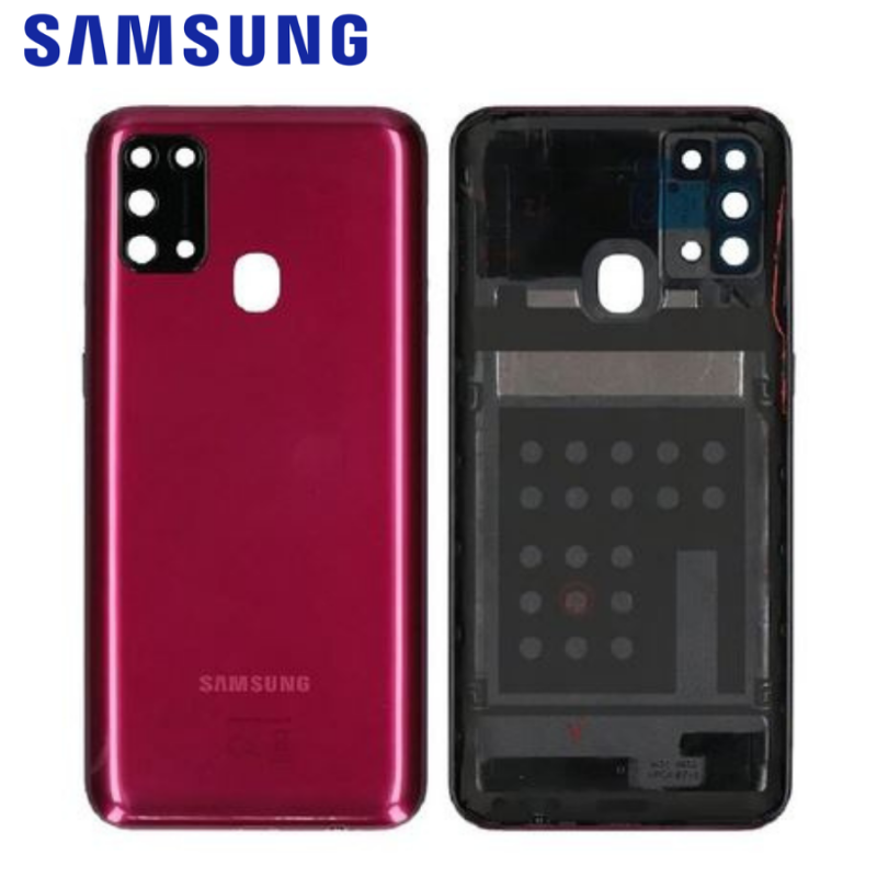 Vitre arrière Samsung Galaxy M31 (M315F) Rouge