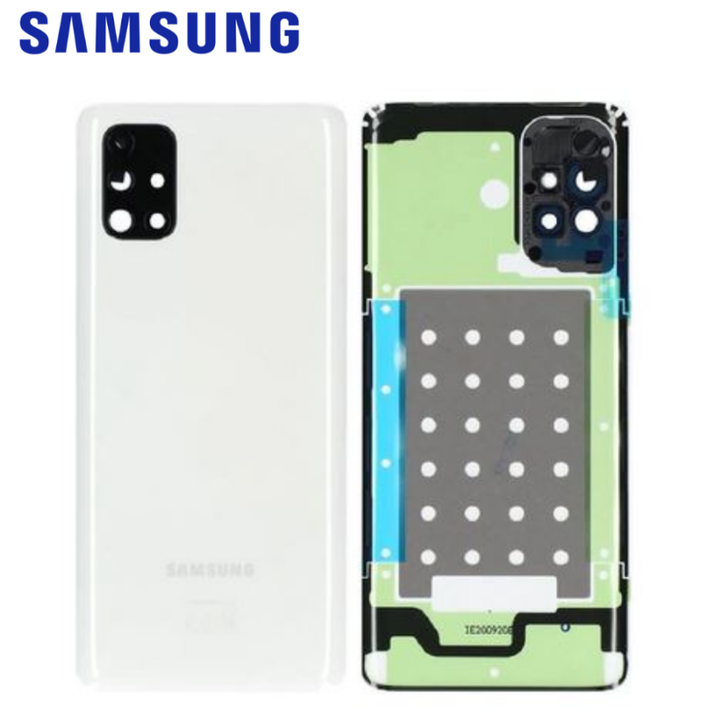 Vitre arrière Samsung Galaxy M51 (M515F) Blanc