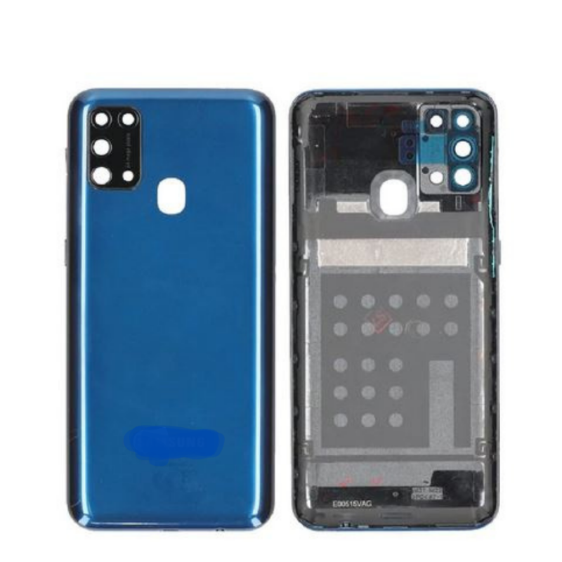 Vitre arrière pour Samsung Galaxy M31 (M315F) Bleu