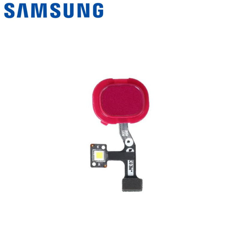 Bouton Lecteur d'empreinte Samsung Galaxy M31 (M315F) Rouge