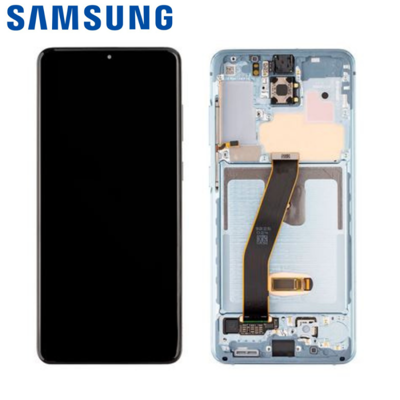 Ecran complet Samsung Galaxy S20 4G (G980F), S20 5G (G981B) Bleu