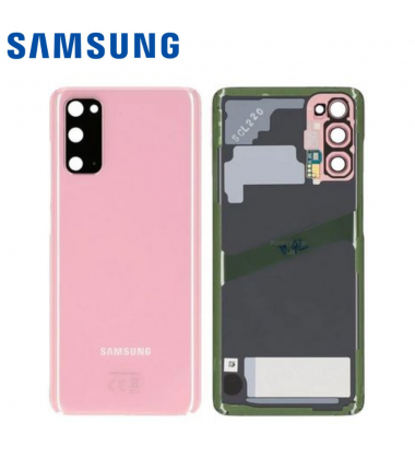 Vitre arrière Samsung Galaxy S20 4G (G980F), S20 5G (981B) Rose