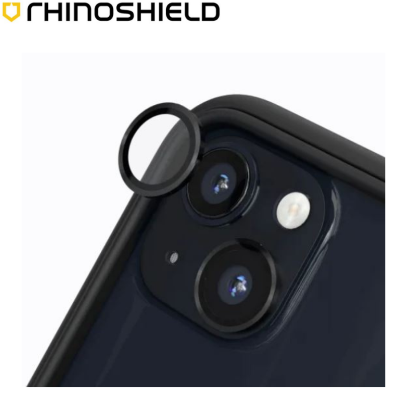 Lentille complète avec contour RHINOSHIELD pour iPhone 13/13 Mini Noir Midnight