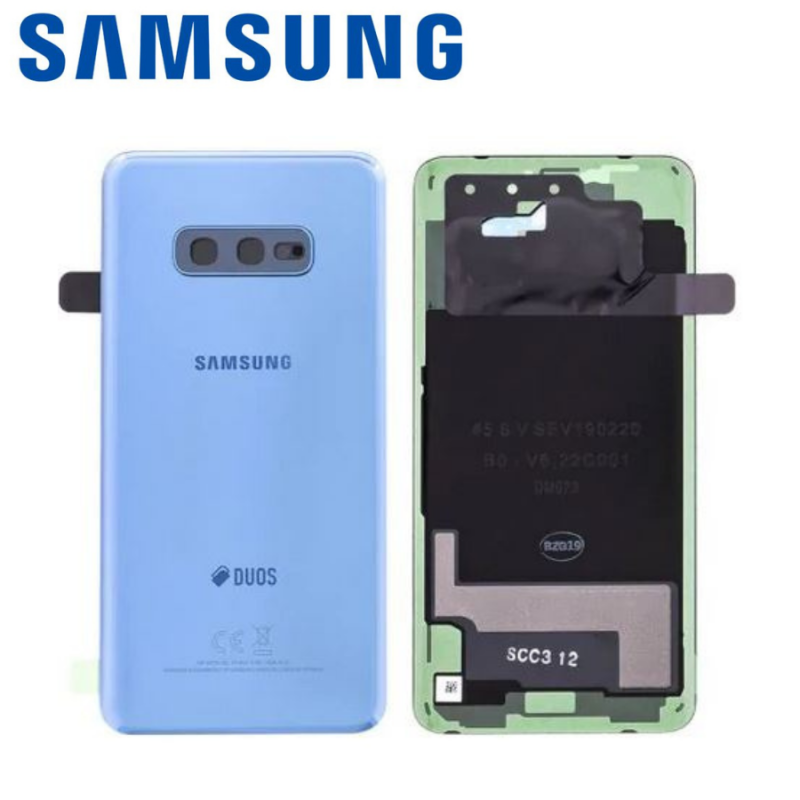 Vitre arrière Samsung Galaxy S10e (G970F) Bleu