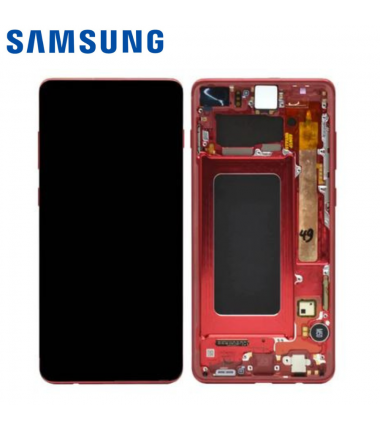 Ecran complet Samsung Galaxy S10+ (G975F) Rouge