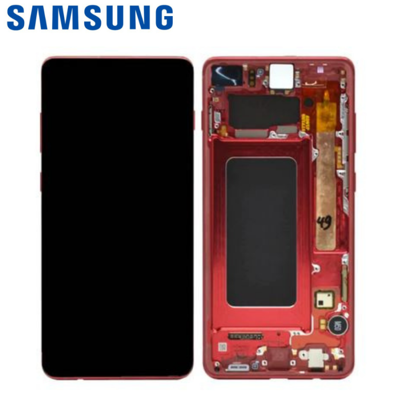 Ecran complet Samsung Galaxy S10+ (G975F) Rouge