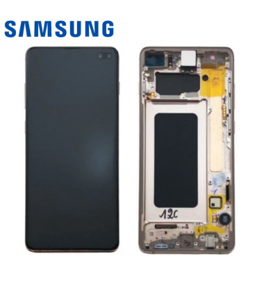 Ecran complet Samsung Galaxy S10+ (G975F) Blanc céramique