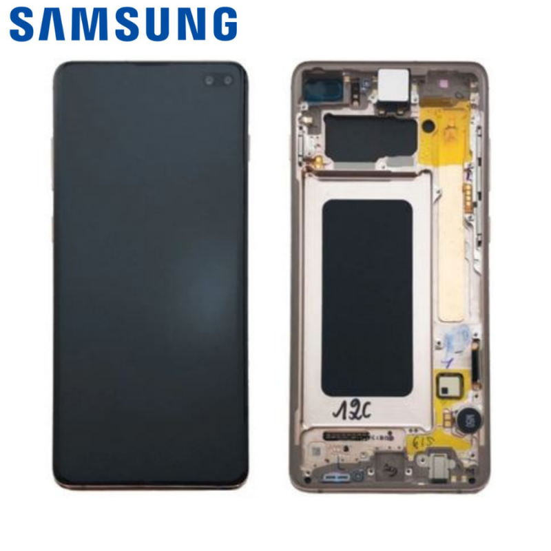 Ecran complet Samsung Galaxy S10+ (G975F) Blanc céramique