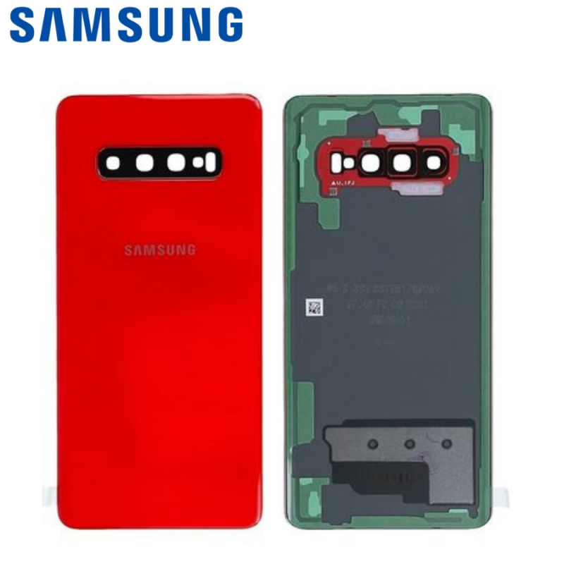 Vitre arrière Samsung Galaxy S10+ (G975F) Rouge