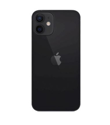 Vitre arrière pour iPhone 12 Noir