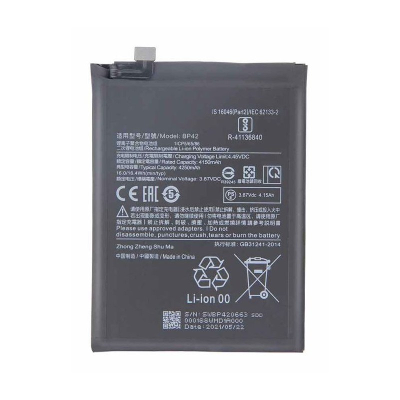 Batterie pour Xiaomi Mi 11 Lite 4G/5G