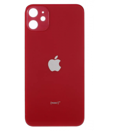 Vitre arrière pour iPhone 11 Rouge