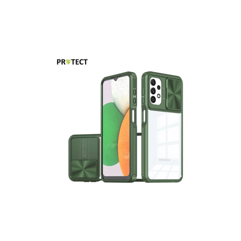 Coque de Protection IE PROTECT pour Samsung Galaxy A52s 52 4/5G Vert Foncé