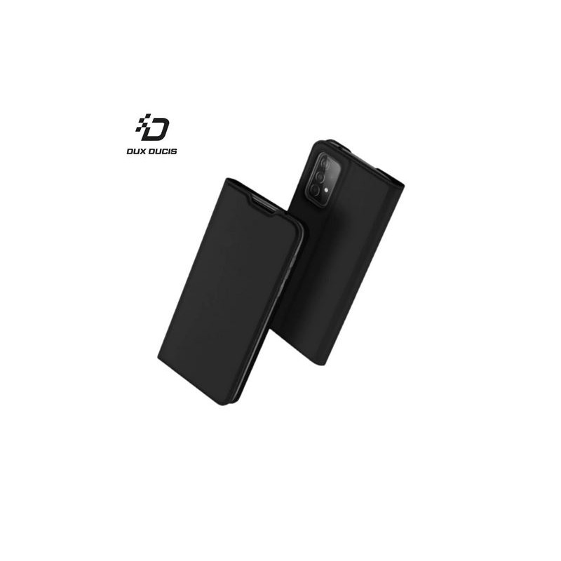 Etui Portefeuille Skin Pro Dux Ducis pour Samsung Galaxy A82 5G Noir