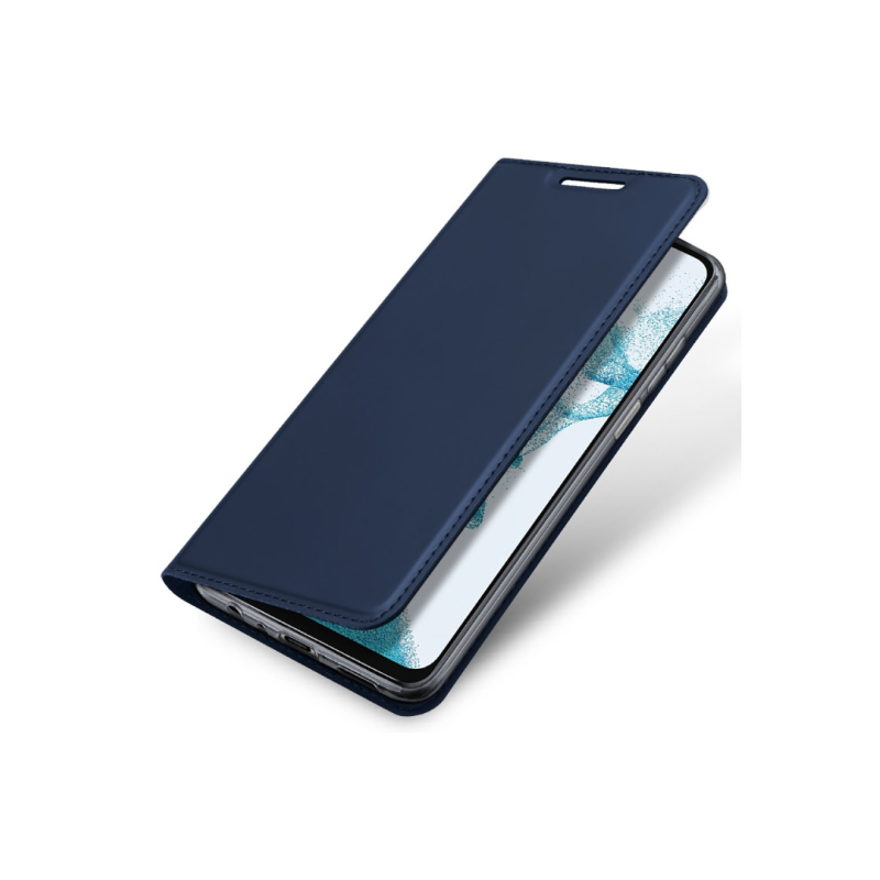 Etui Portefeuille Skin Pro Dux Ducis pour Samsung Galaxy A13 4G Bleu