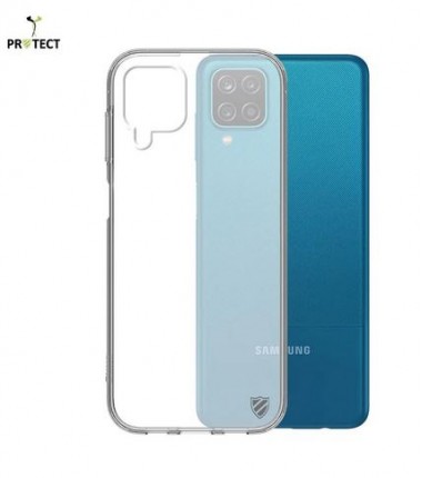 Coque Silicone PROTECT pour Samsung Galaxy A12/A12 Nacho Transparent